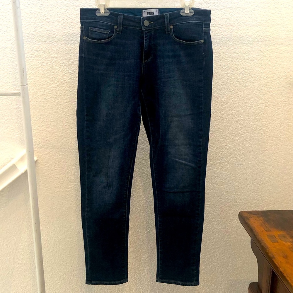 Paige Skyline Ankle Peg Jeans. Size 29